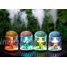 Mini Portable Desktop Air Humidifier Mini Landscape Ultrasonic Humidifier with 7 Color Changing LED Night Lights USB Portable Mist Air Humidifier For Home  Office  Bedroom  Baby Room Gift ideal Yellow - B0781DJ6Z9